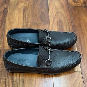 Salvatore Ferragamo Dark Brown Driving Shoes / Loafers